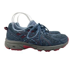 Asics Trail Running Shoes Womens 9 Gel Venture 6 Blue Terrain Sneakers 1012A504